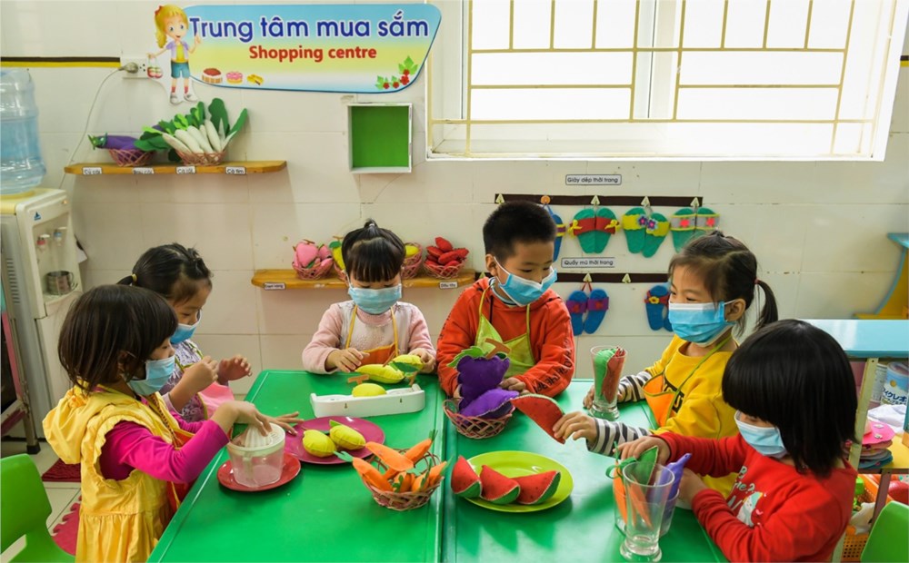 Chuẩn bị đón trẻ mầm non trở lại trường học an toàn (10/2/2022)